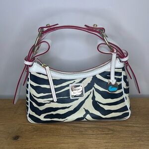 SOLD Dooney & Bourke Red Zebra Shoulder Bag